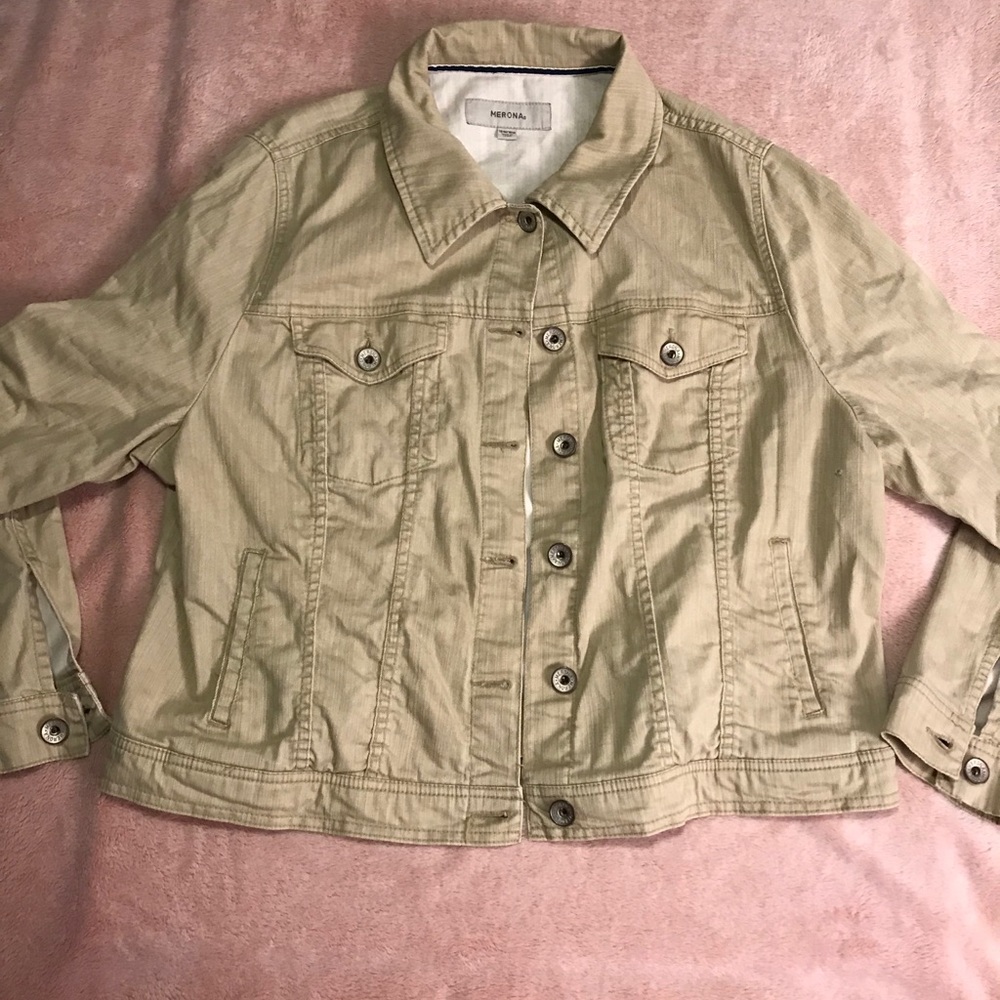 Tan Jean jacket